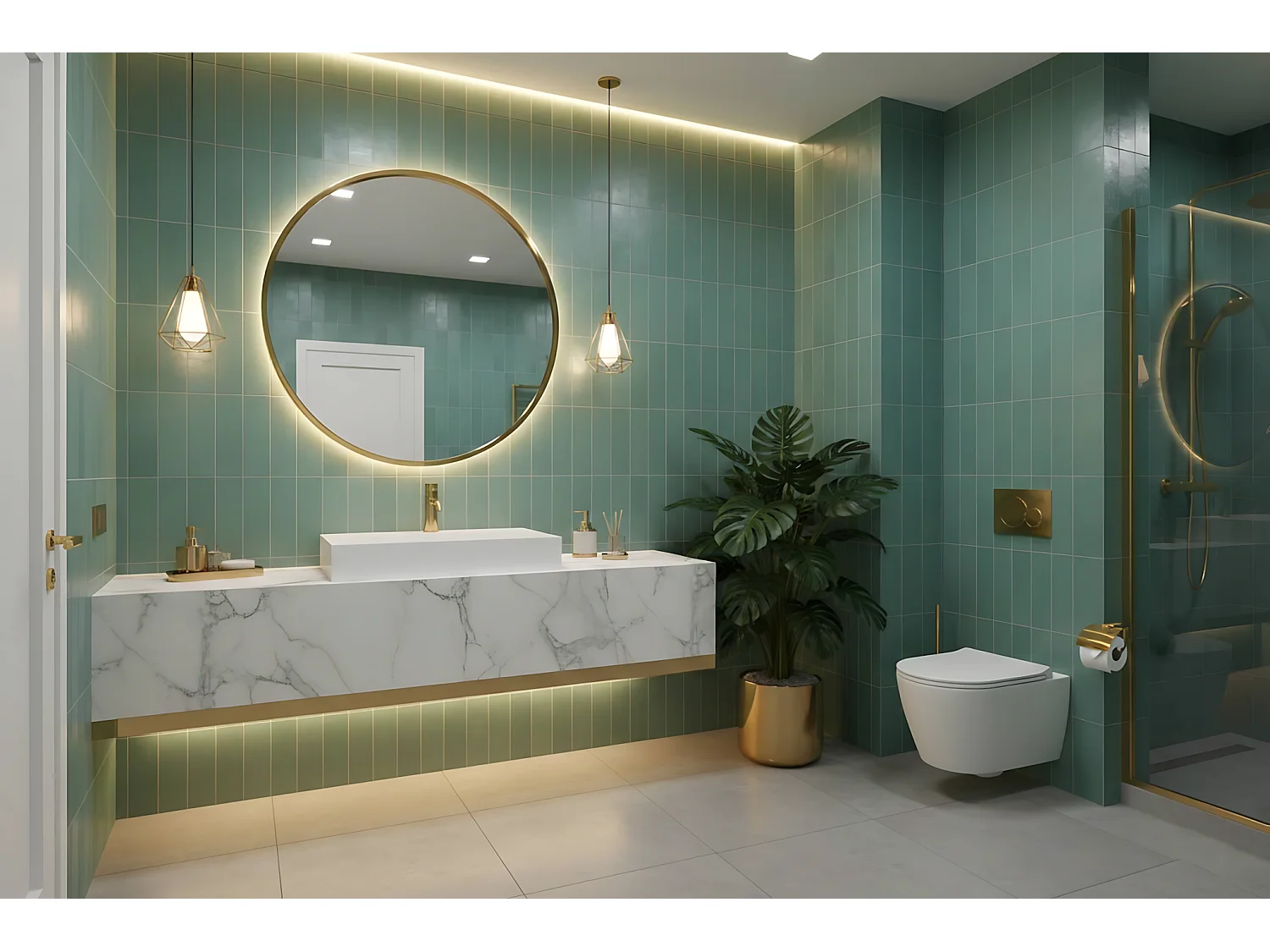 Vasque En Conglomérat Rea Goya 50 White