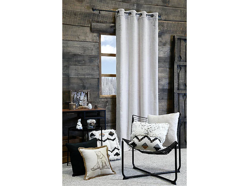 Cortina semi-opaca pelo sintético 140 x 260 cm