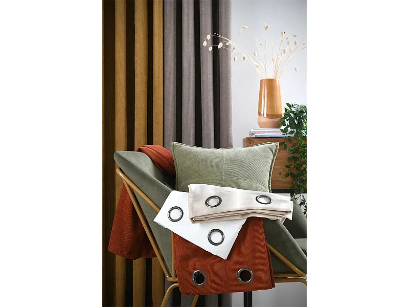 Rideau Dandy Taupe 140x260 cm - Élégance et Style pour Votre Intérieur