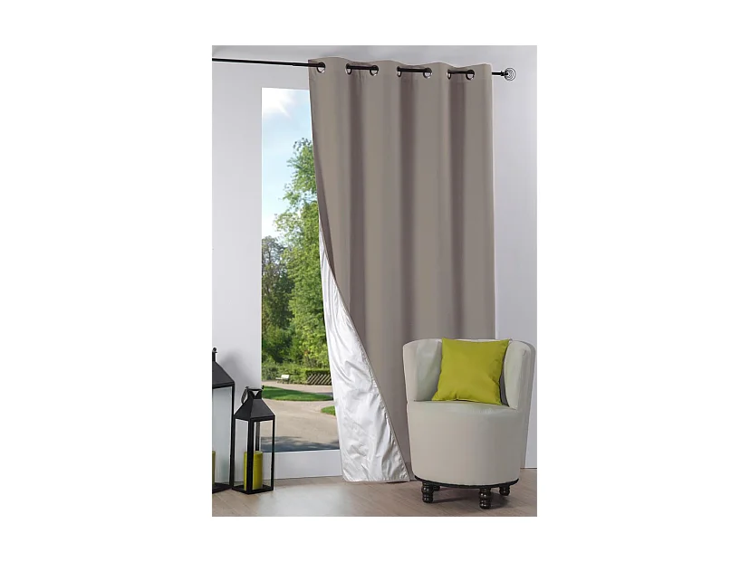 Rideau Isolant Nelson en Lin 135x240 cm - Élégance et Confort Thermique