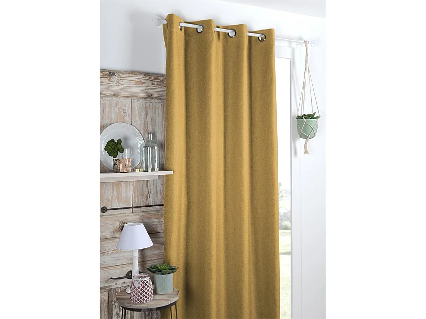 Cortina ocultante unida tramada 140 x 260 cm