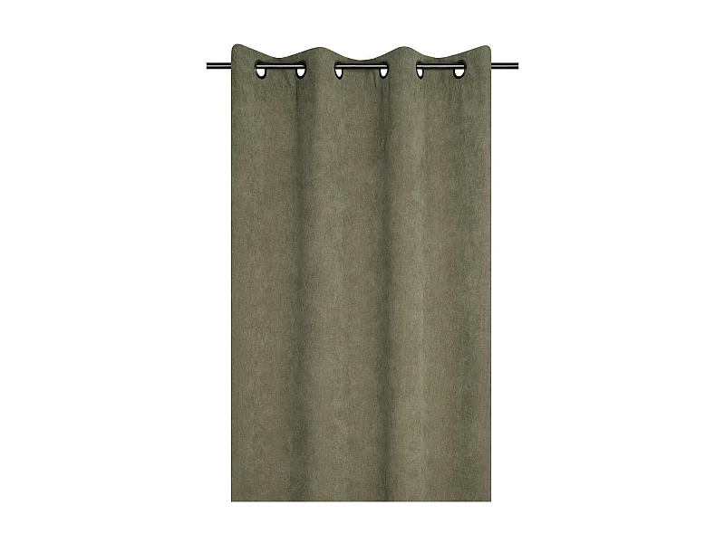 Cortina con ojales en pana 140 x 260 cm