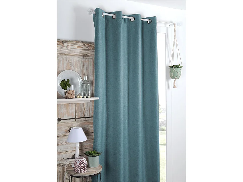 Rideau Copenhague Aqua 140x260 cm - Élégance et Fonctionnalité pour Votre Intérieur