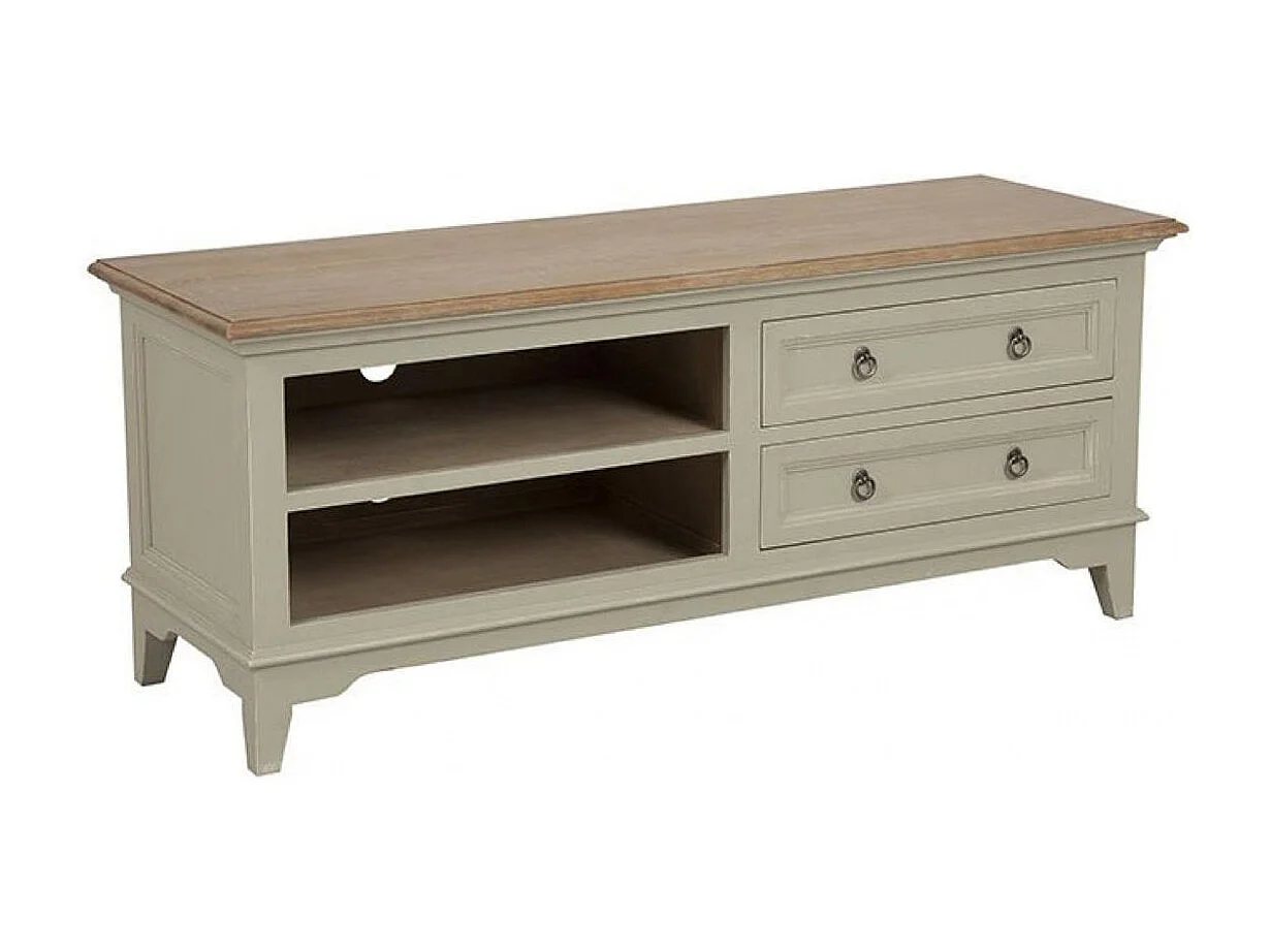 Meuble tv 2 tiroirs Bois Beige - Esquisse Interior's