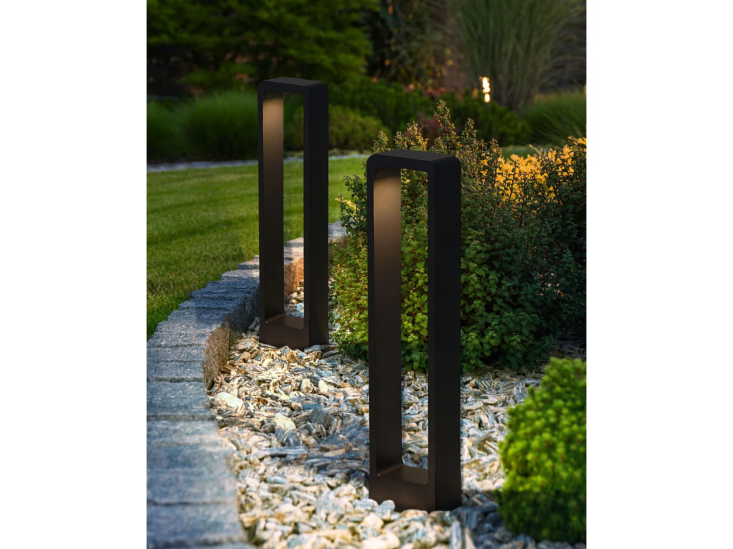 Lampione da esterno a LED PERDIDO Nero
