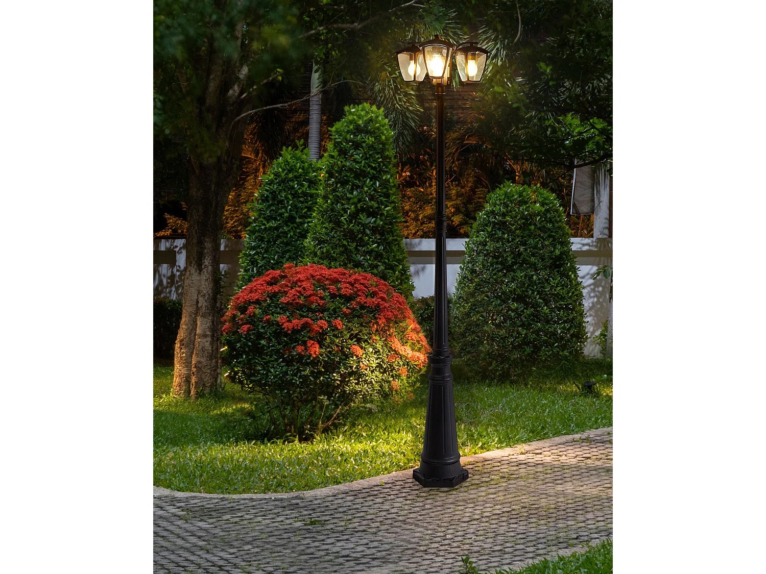 Lampadaire extérieur LEMRO Noir