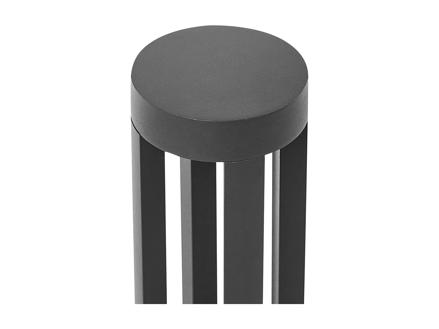 Garten LED Pollerleuchte Aluminium schwarz Außenlampe Wegeleuchte 60 cm Payette