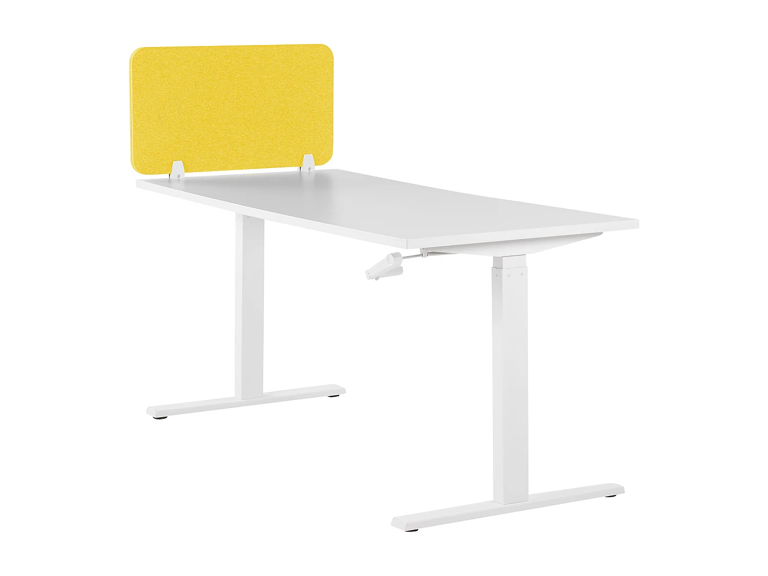 Séparateur de bureau jaune 80 x 40 cm WALLY