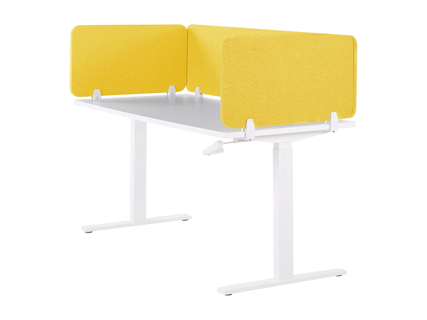 Painel divisor de secretária amarelo 80 x 40 cm WALLY