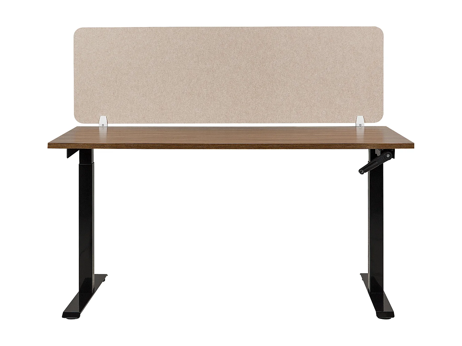 Pannello divisorio per scrivania beige 160 x 50 cm SPLIT