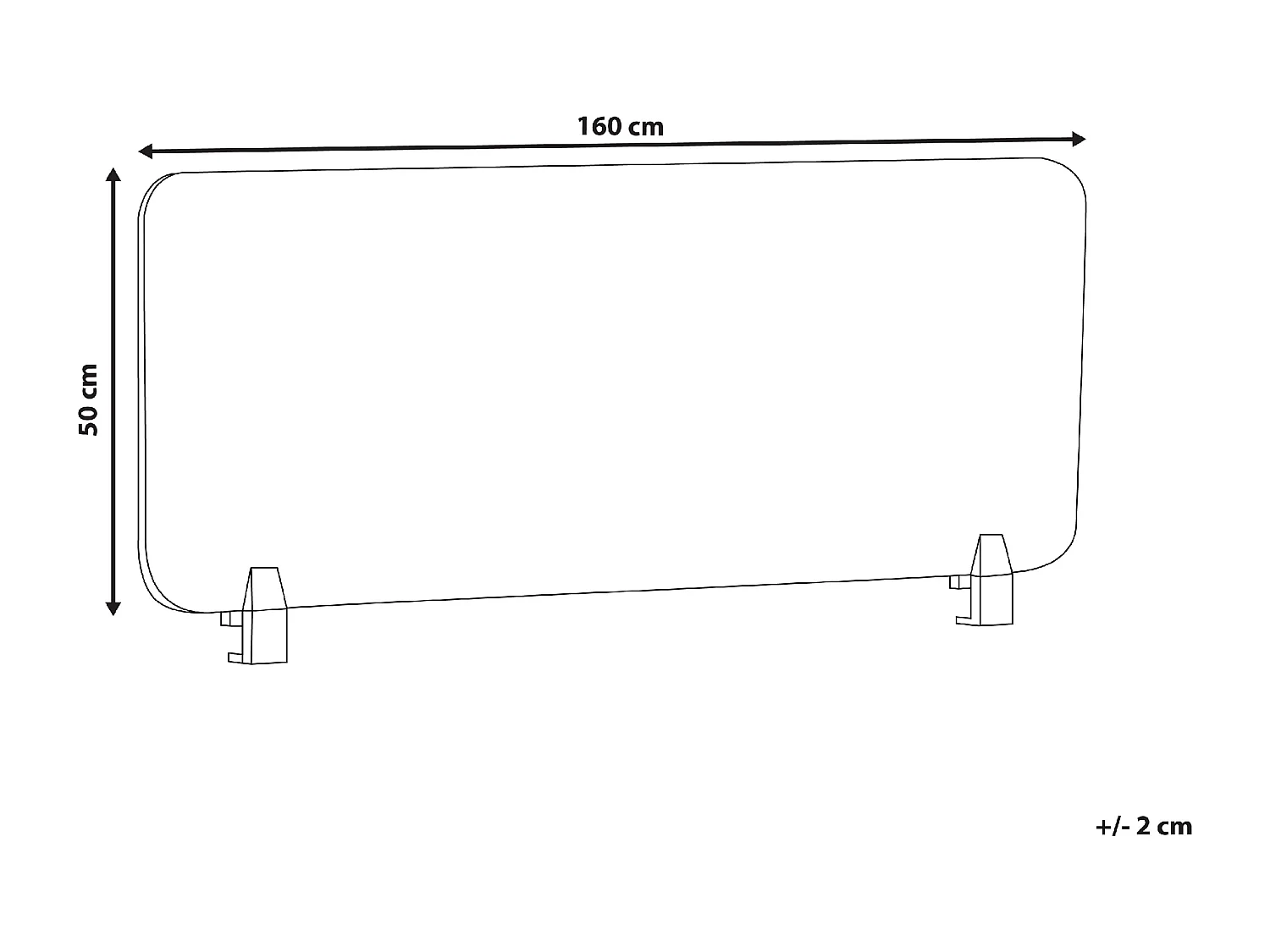 Cloison amovible de bureau SPLIT Beige