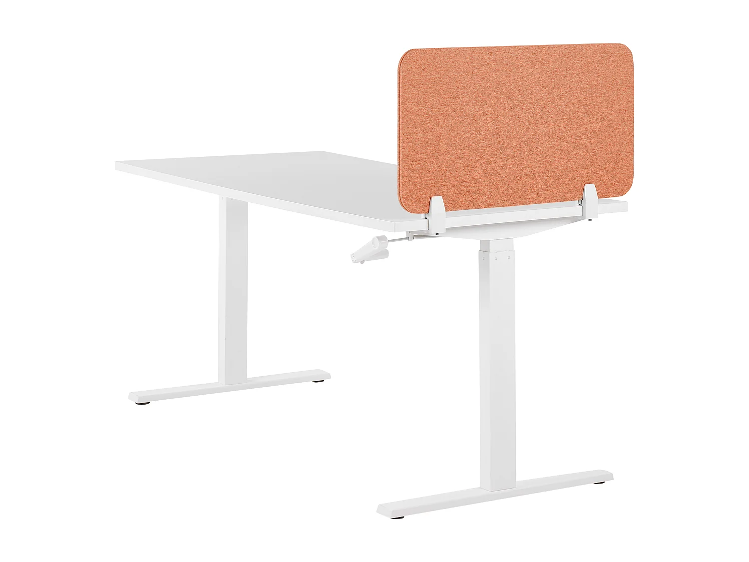 Pannello divisorio per scrivania rosso chiaro 80 x 40 cm WALLY