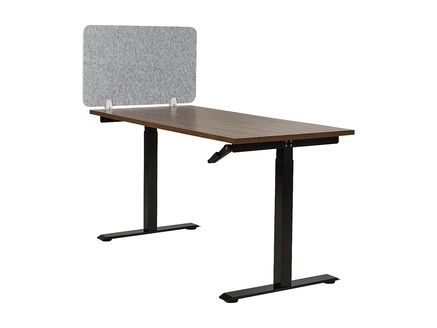 Séparateur de bureau 80 x 50 cm gris SPLIT