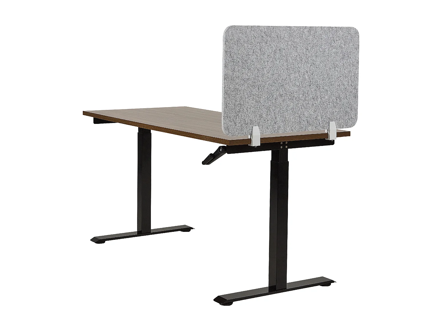 Séparateur de bureau 80 x 50 cm gris SPLIT