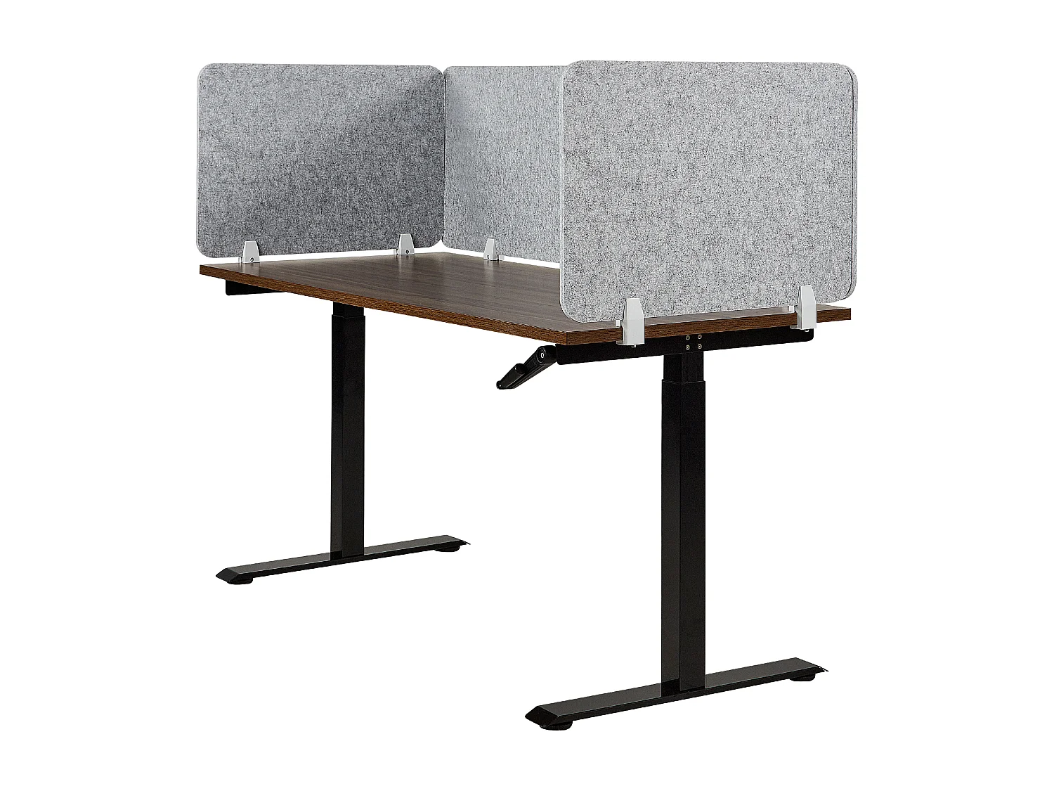 Séparateur de bureau 80 x 50 cm gris SPLIT