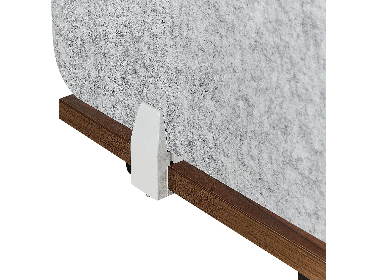 Przegroda na biurko 80 x 50 cm szara SPLIT