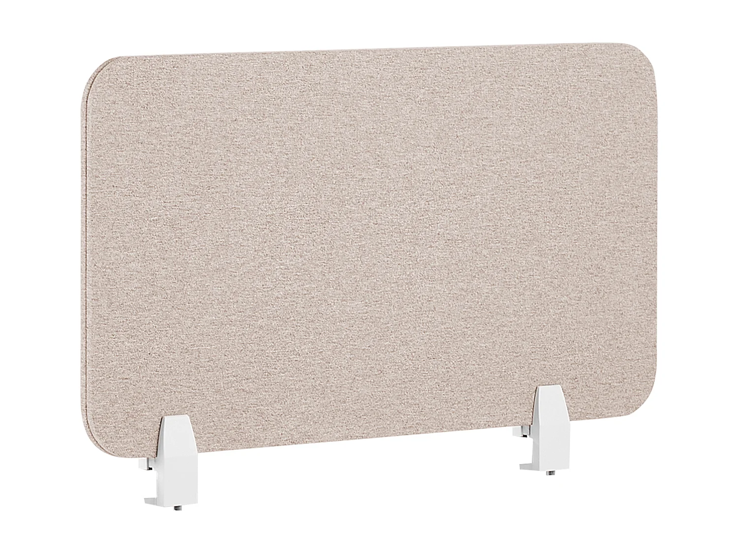 Bureauscherm beige 80 x 40 cm WALLY