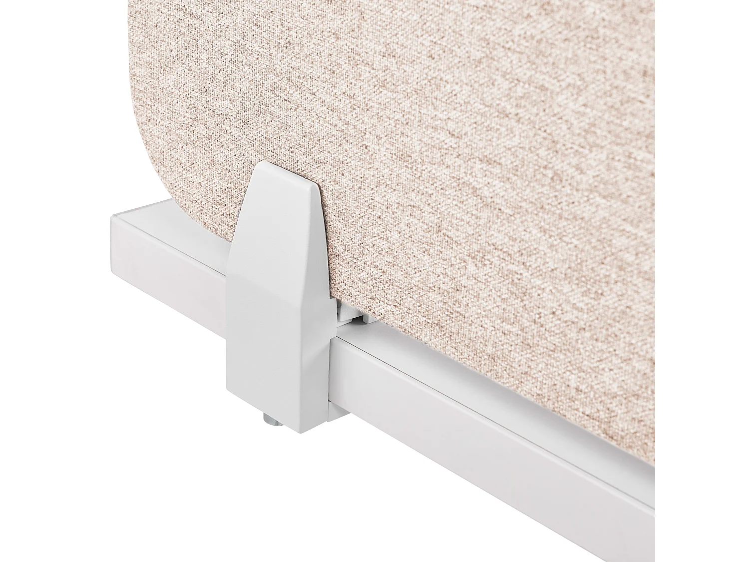 Painel divisor de secretária creme 180 x 40 cm WALLY