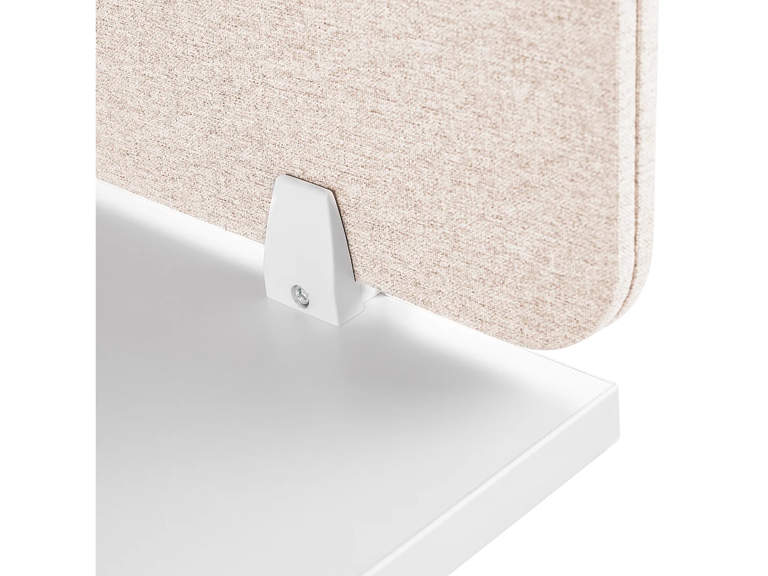 Painel divisor de secretária creme 180 x 40 cm WALLY