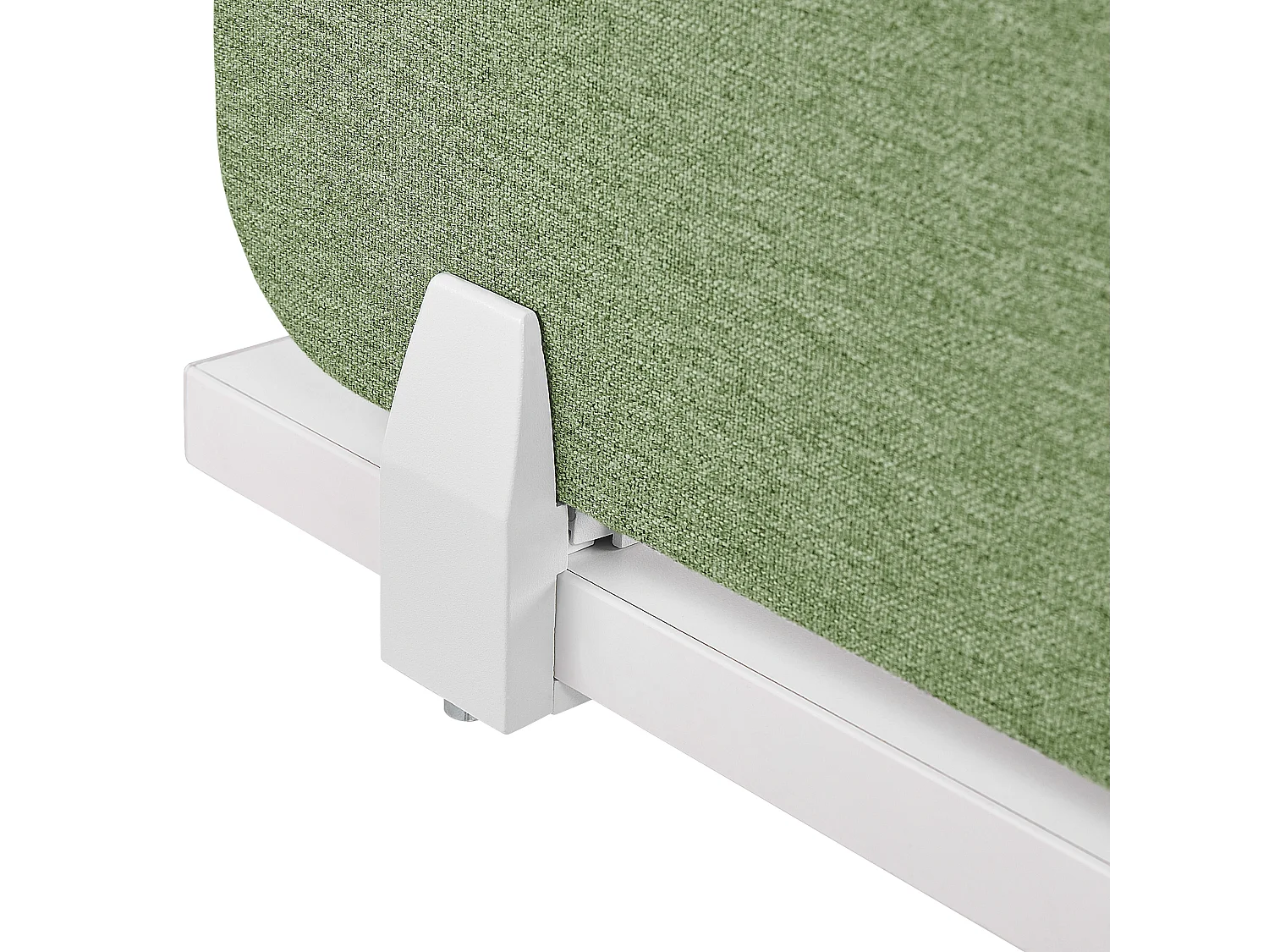 Painel divisor de secretária verde claro 72 x 40 cm WALLY