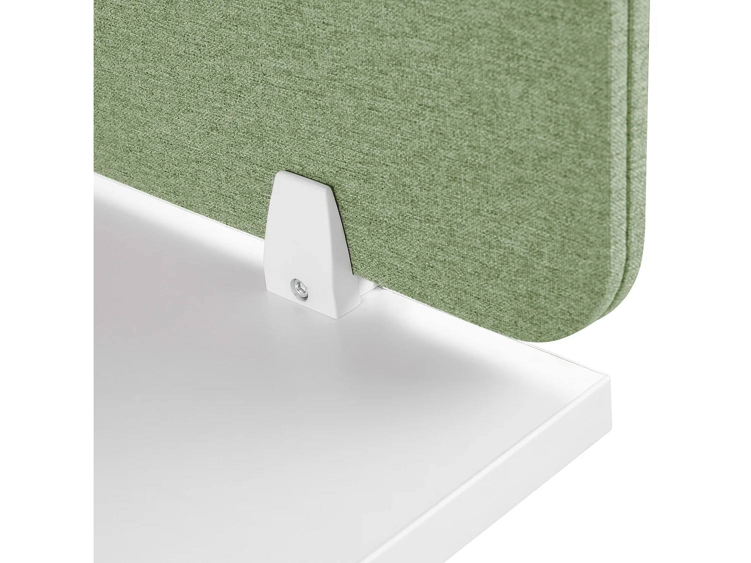 Painel divisor de secretária verde claro 72 x 40 cm WALLY