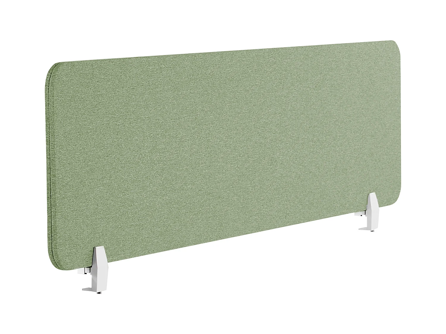 Bureauscherm groen 160 x 40 cm WALLY