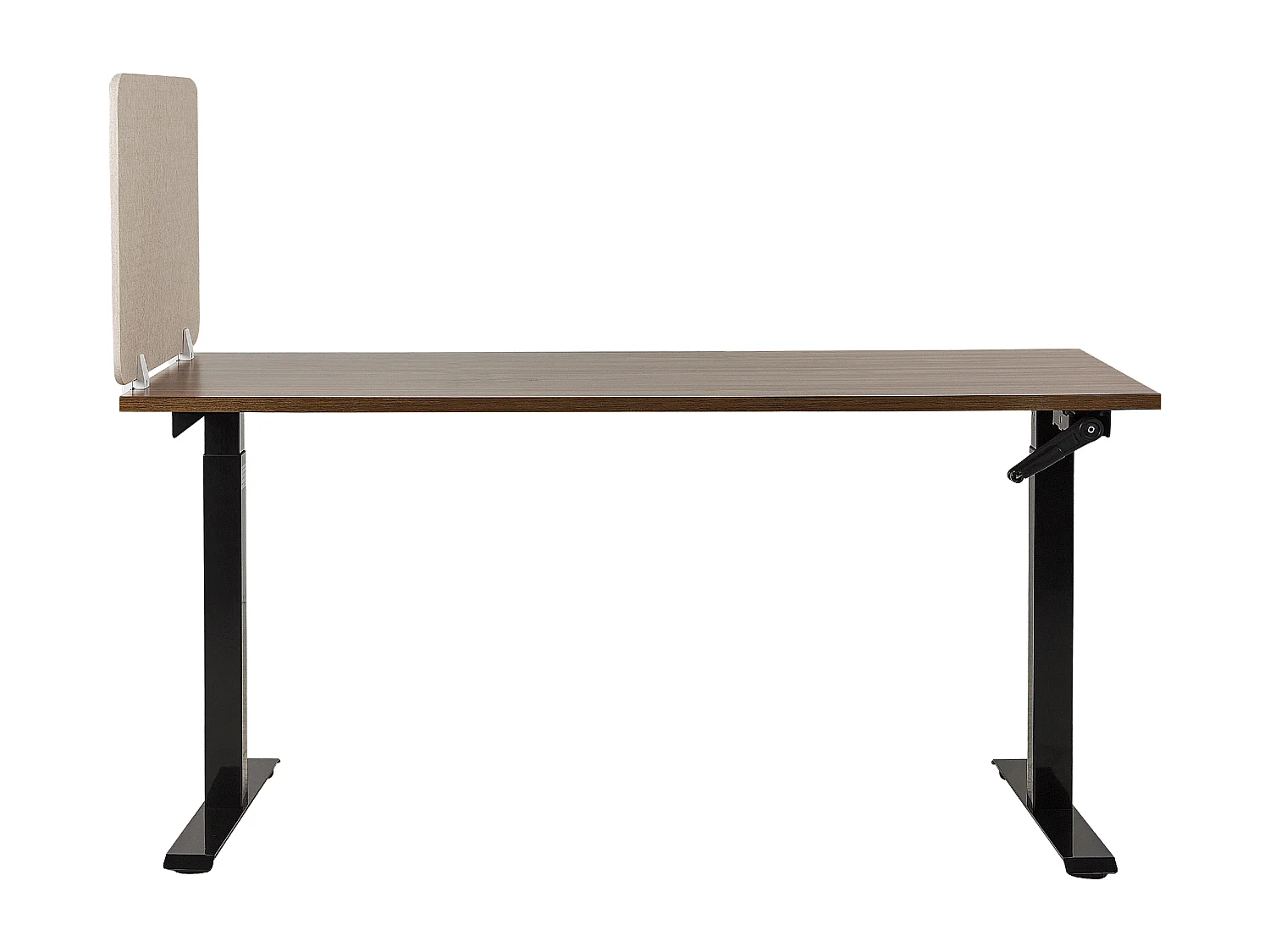 Bureauscherm beige 80 x 50 cm SPLIT