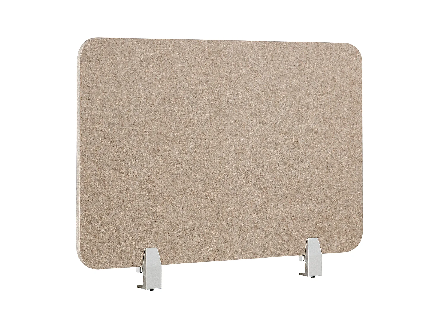 Bureauscherm beige 80 x 50 cm SPLIT