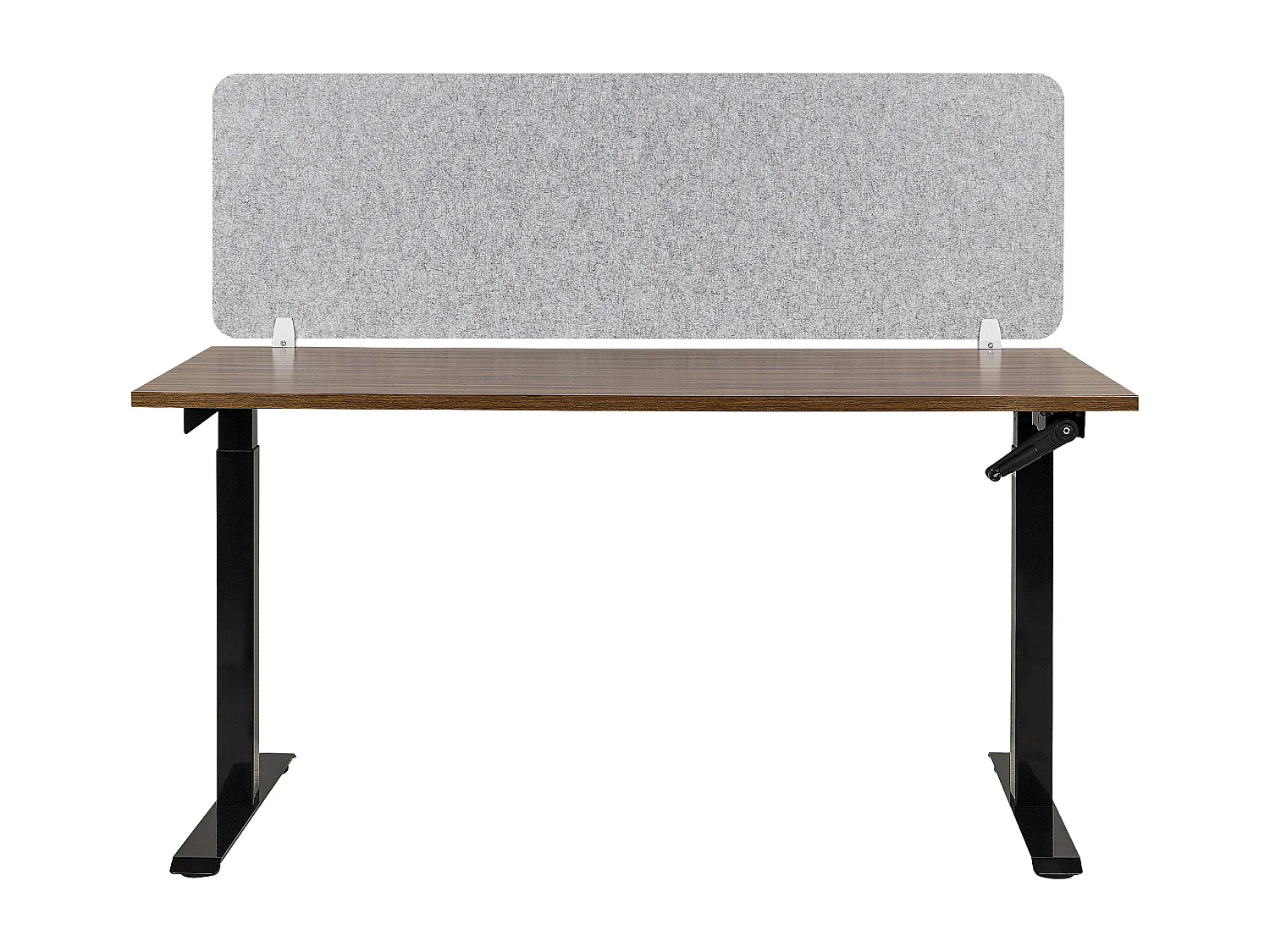 Séparateur de bureau 160 x 50 cm gris SPLIT