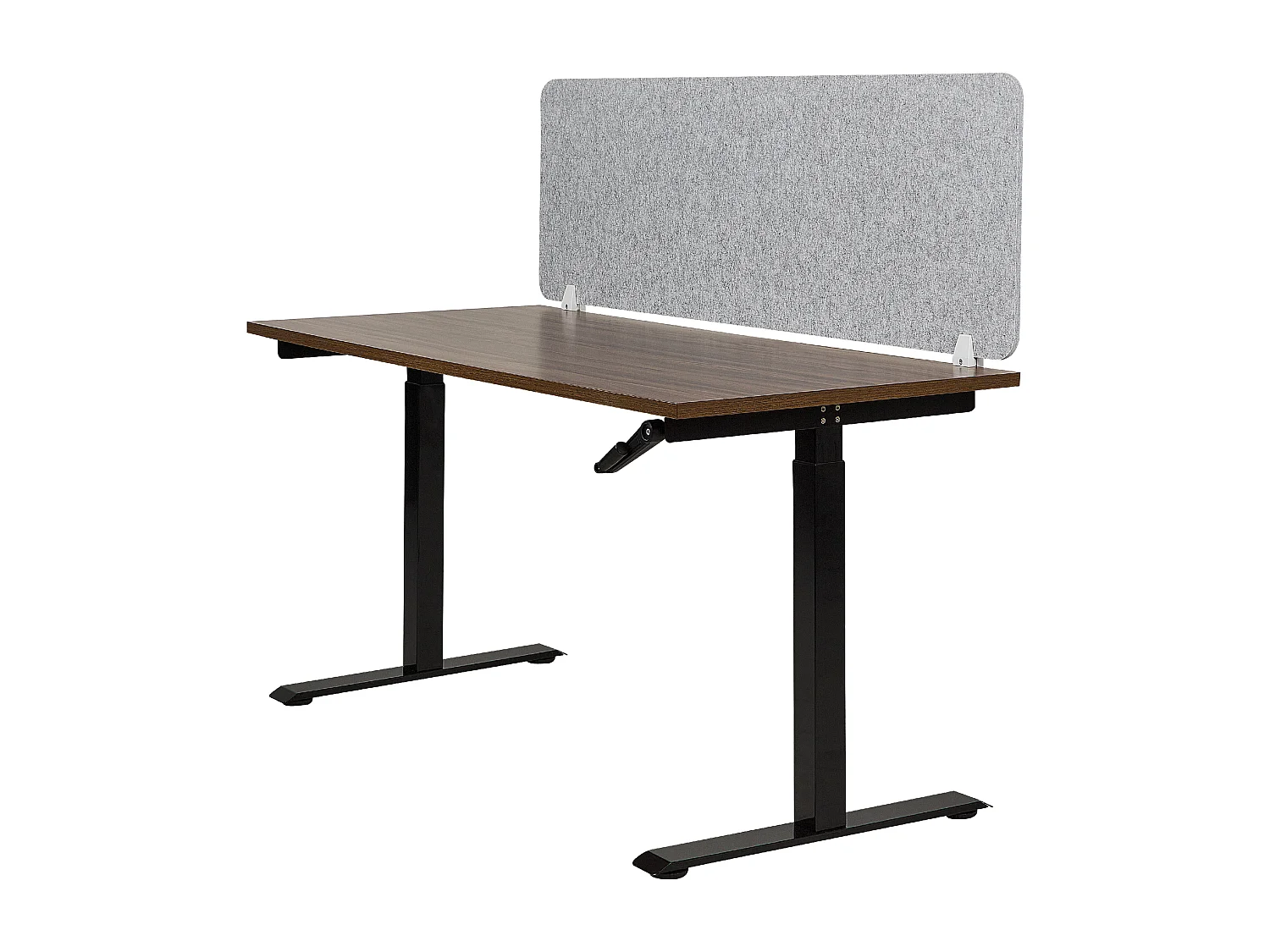 Schreibtischtrennwand hellgrau 160 x 50 cm SPLIT