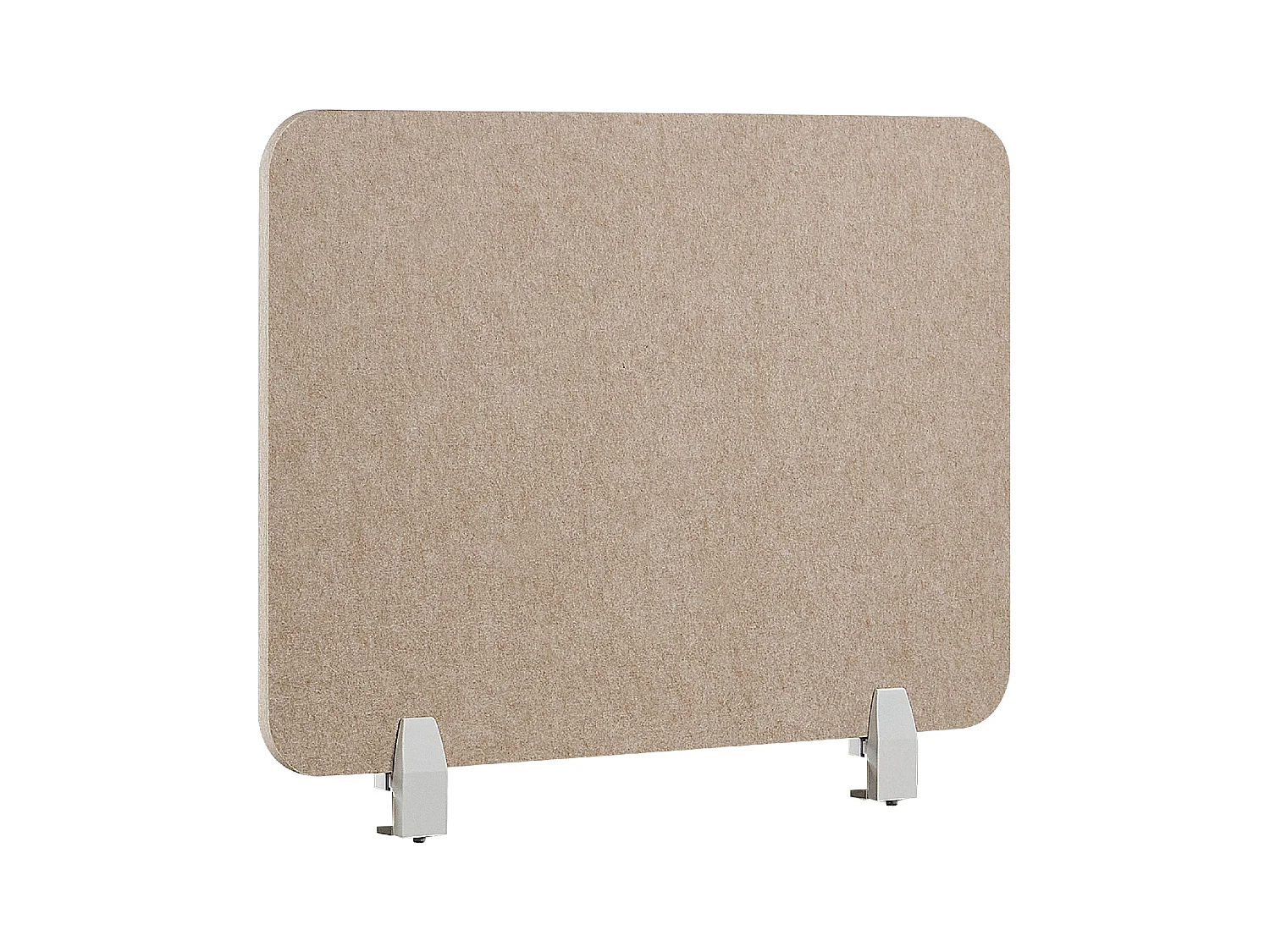 Bureauscherm beige 72 x 50 cm SPLIT