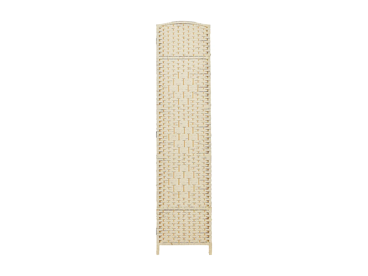 Séparateur de pièce à 4 panneaux LAPPAGO Beige clair 163 cm 170 cm