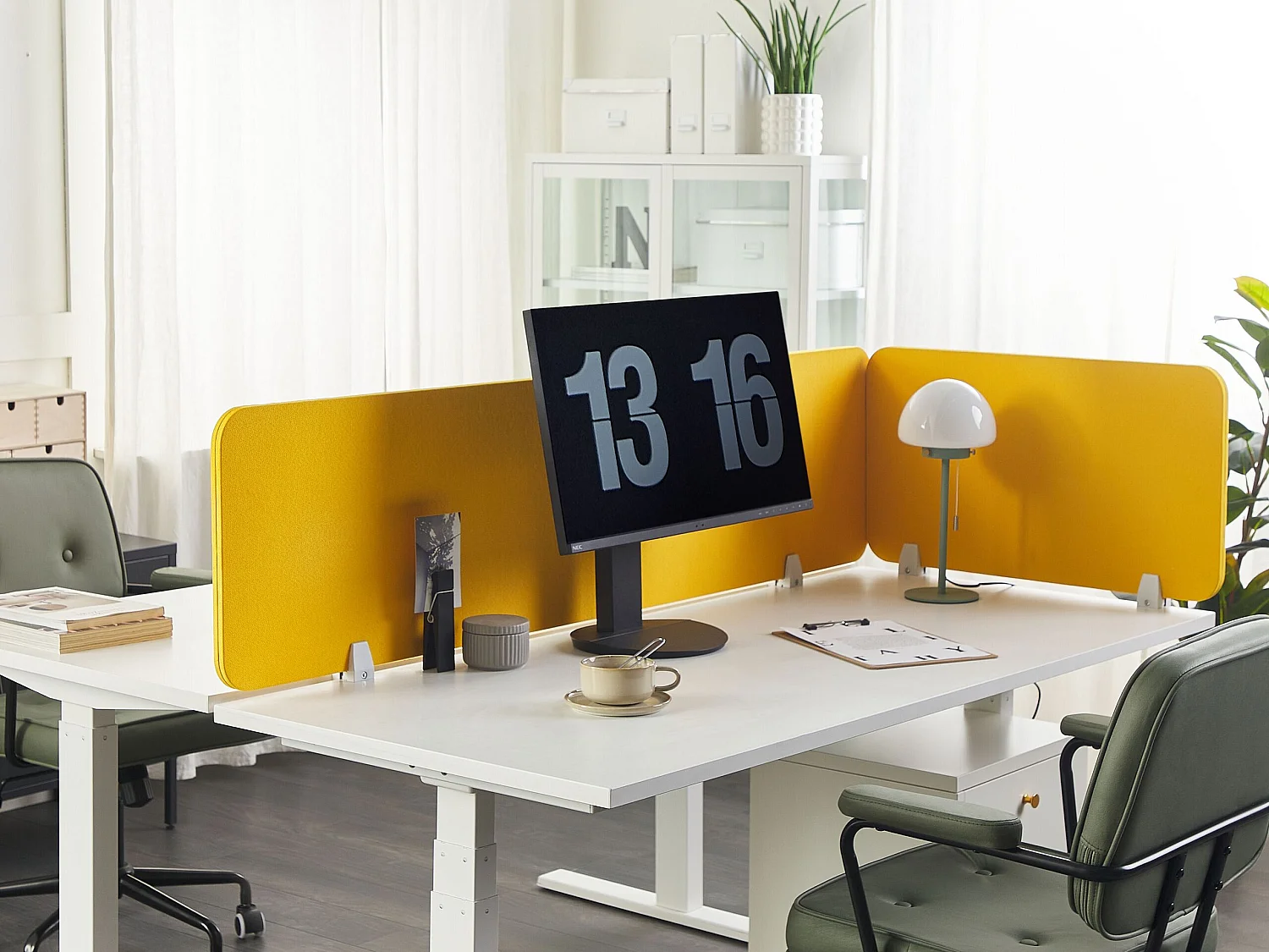 Cloison amovible de bureau Jaune WALLY