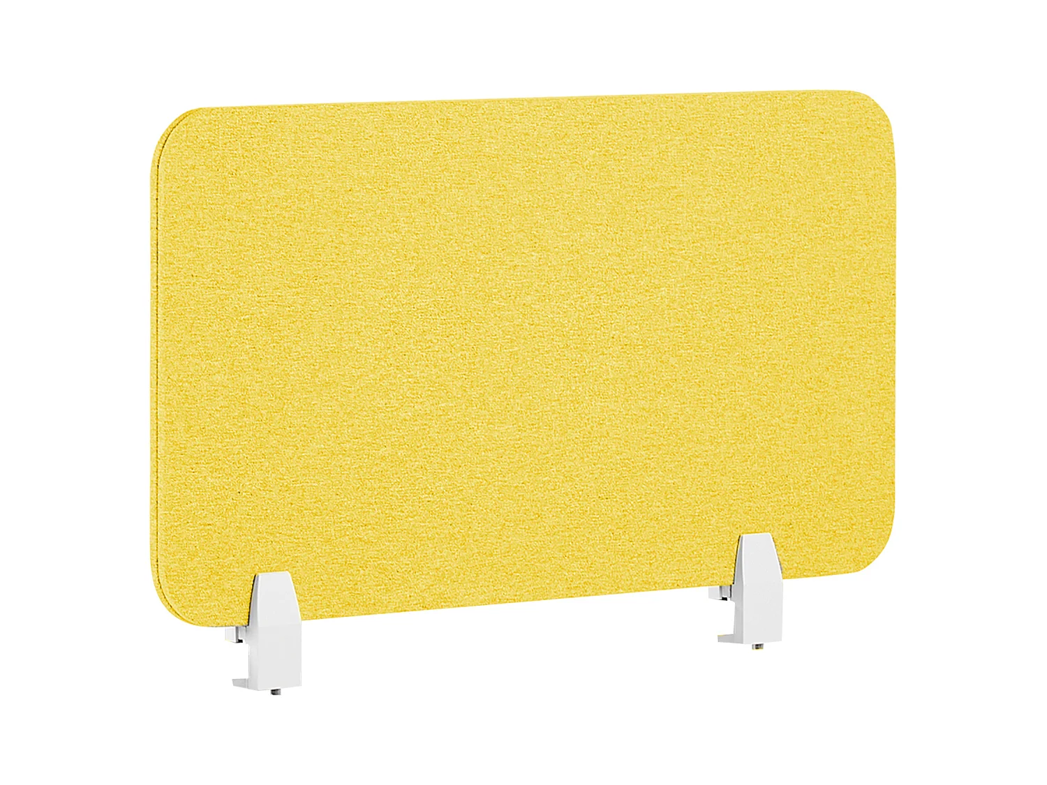 Bureauscherm geel 72 x 40 cm WALLY