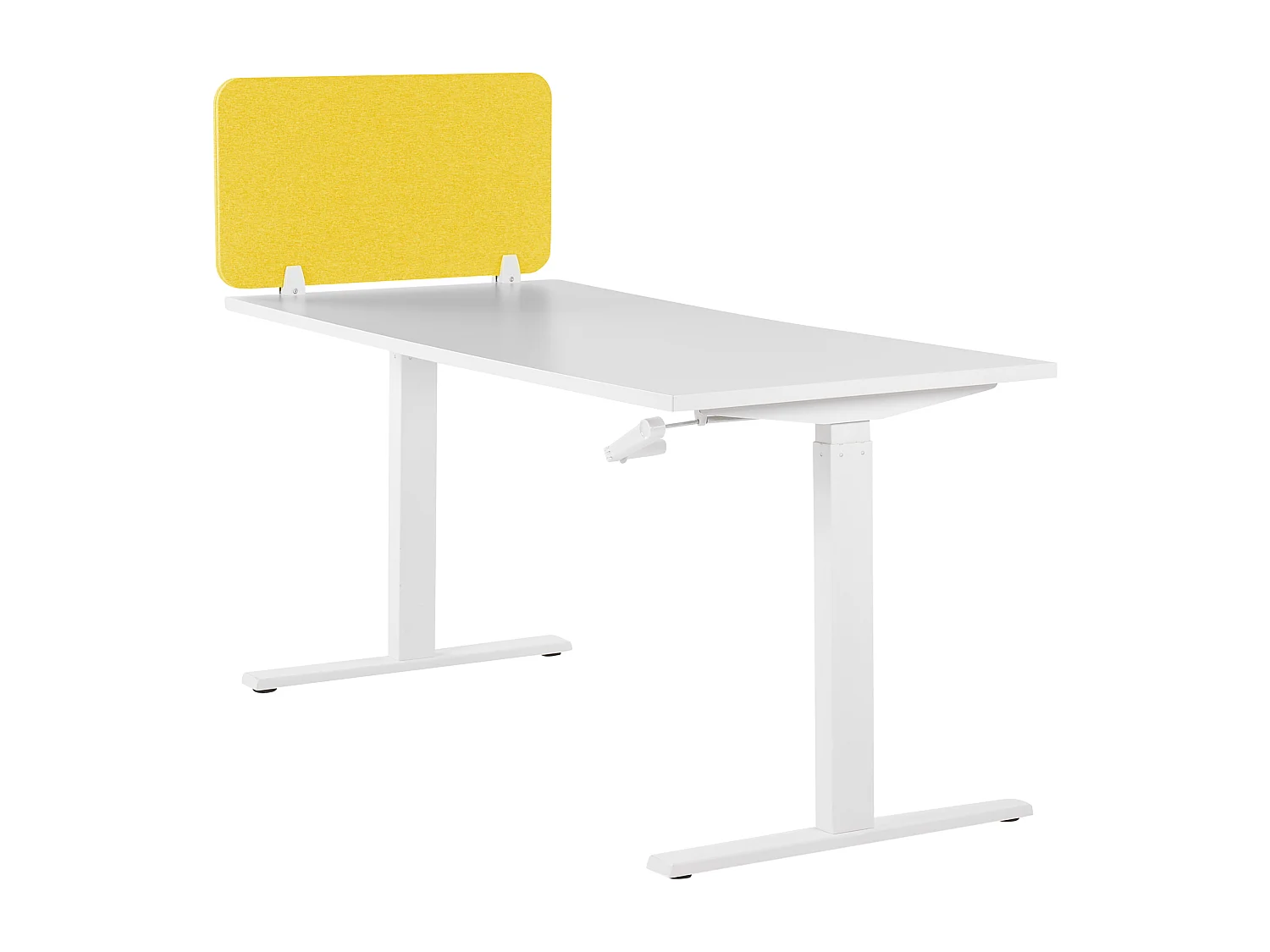 Séparateur de bureau jaune 72 x 40 cm WALLY