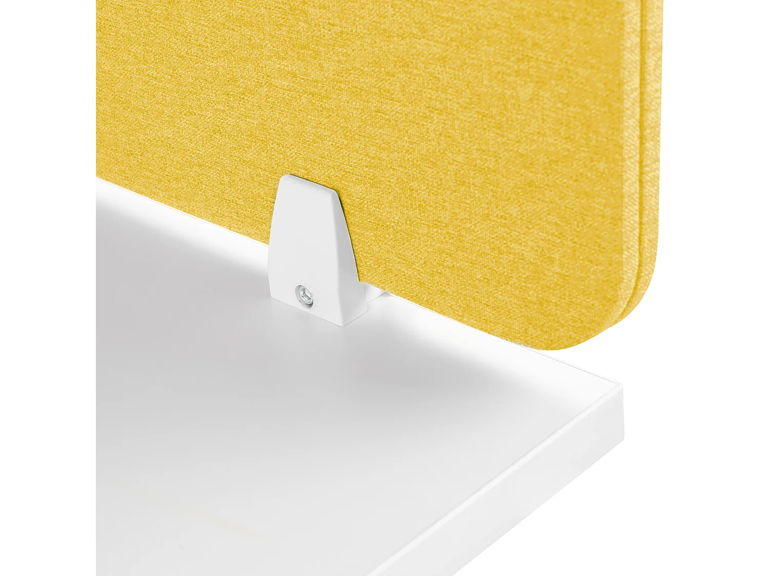 Painel divisor de secretária amarelo 72 x 40 cm WALLY