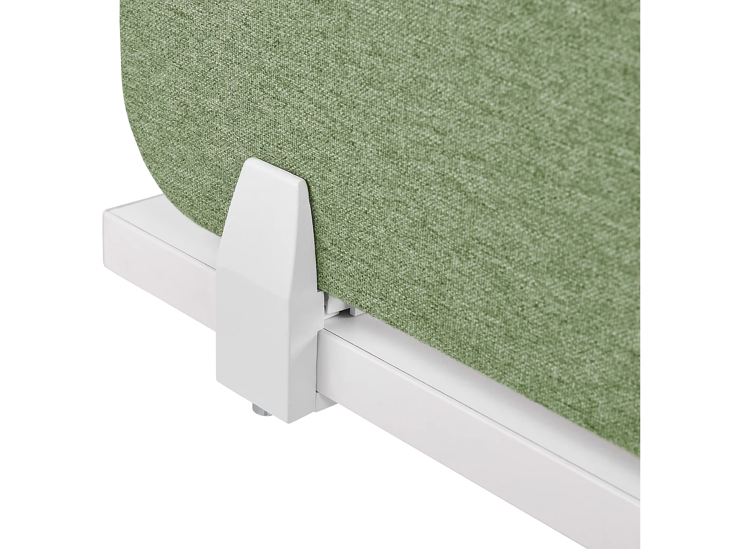 Bureauscherm groen 180 x 40 cm WALLY