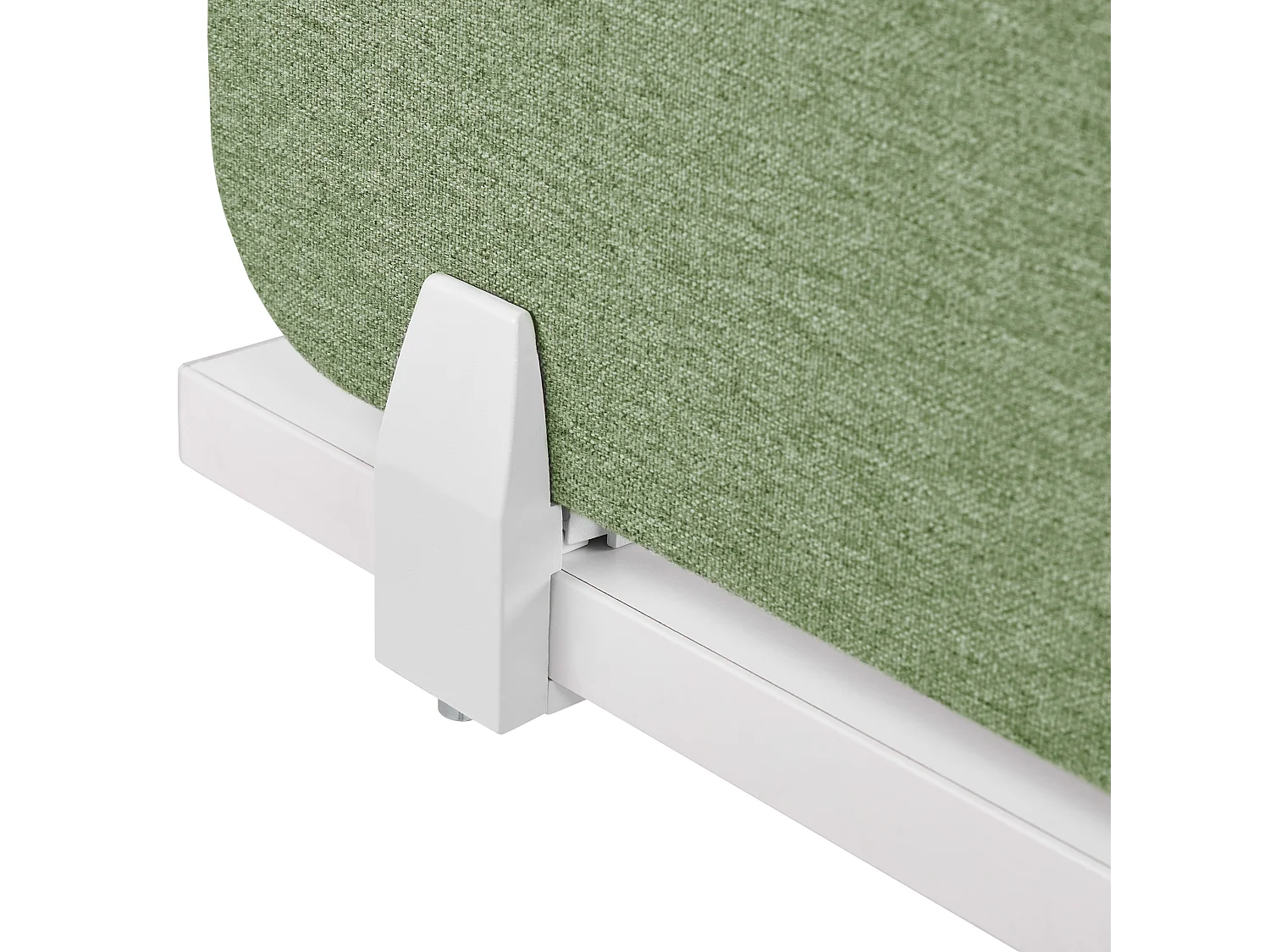 Przegroda na biurko 180 x 40 cm zielona WALLY