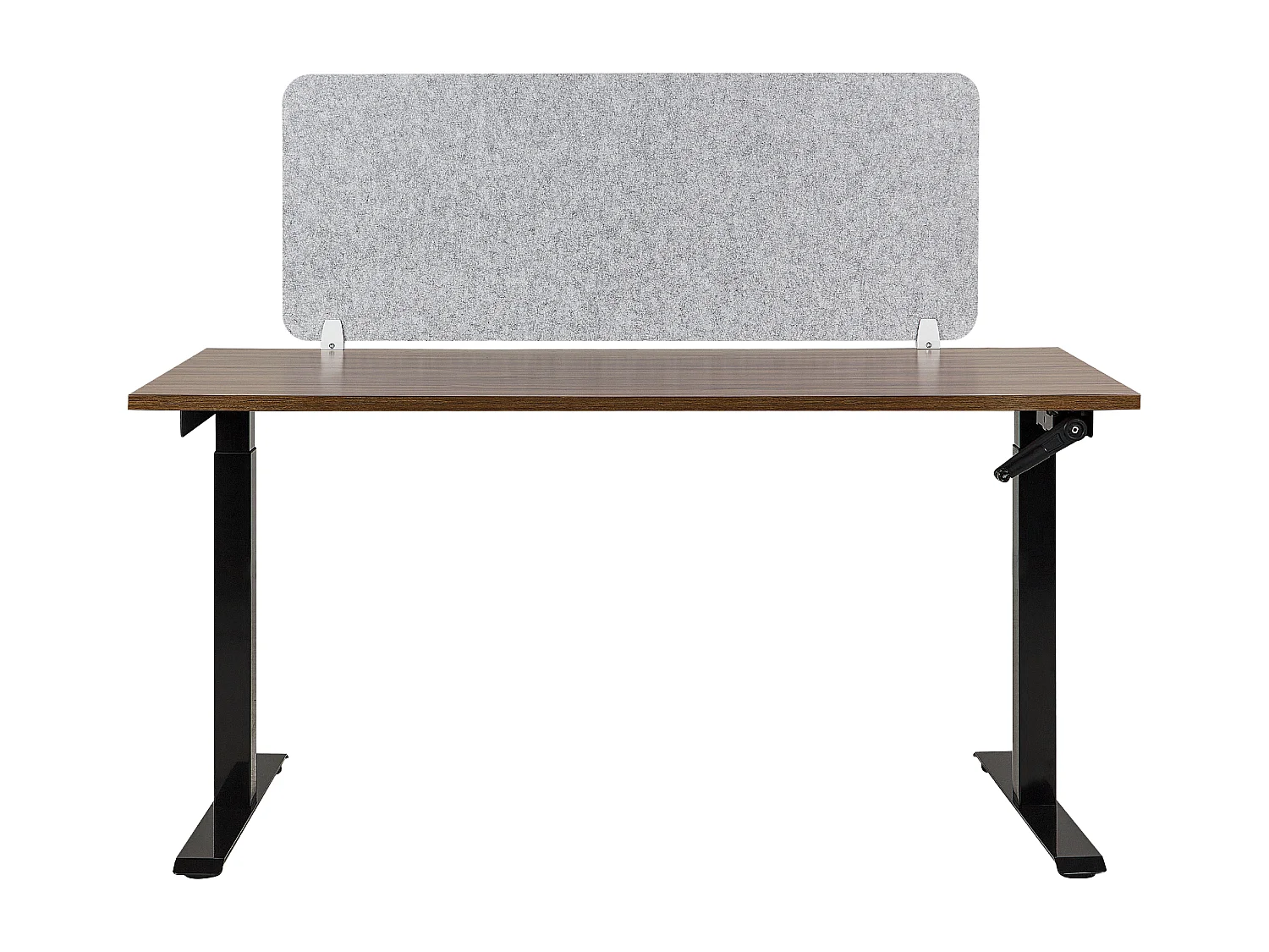 Séparateur de bureau 130 x 50 cm gris SPLIT