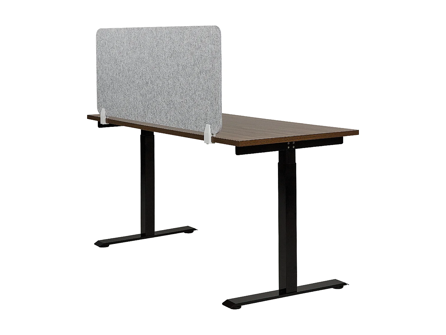 Séparateur de bureau 130 x 50 cm gris SPLIT