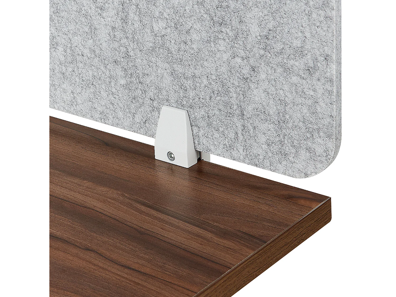 Séparateur de bureau 130 x 50 cm gris SPLIT