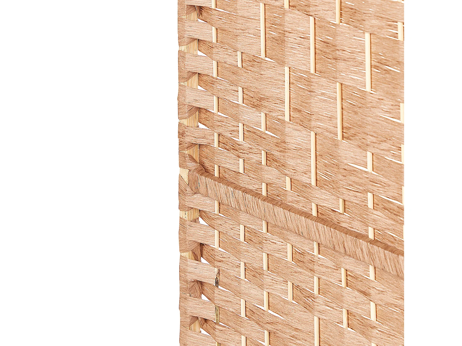 Séparateur de pièce à 4 panneaux LAPPAGO Naturel 163 cm 170 cm