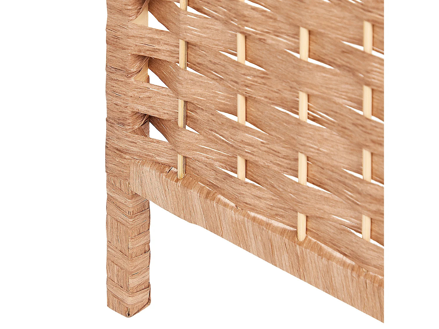 Séparateur de pièce à 4 panneaux LAPPAGO Naturel 163 cm 170 cm