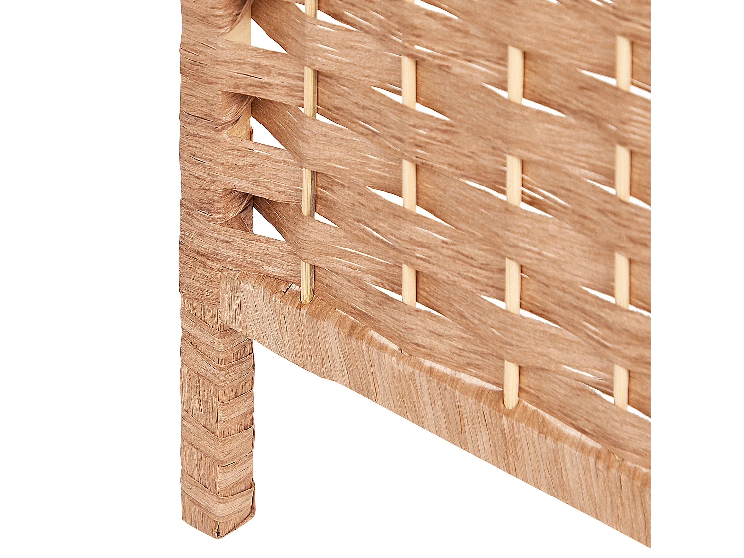 Séparateur de pièce à 4 panneaux LAPPAGO Naturel 163 cm 170 cm