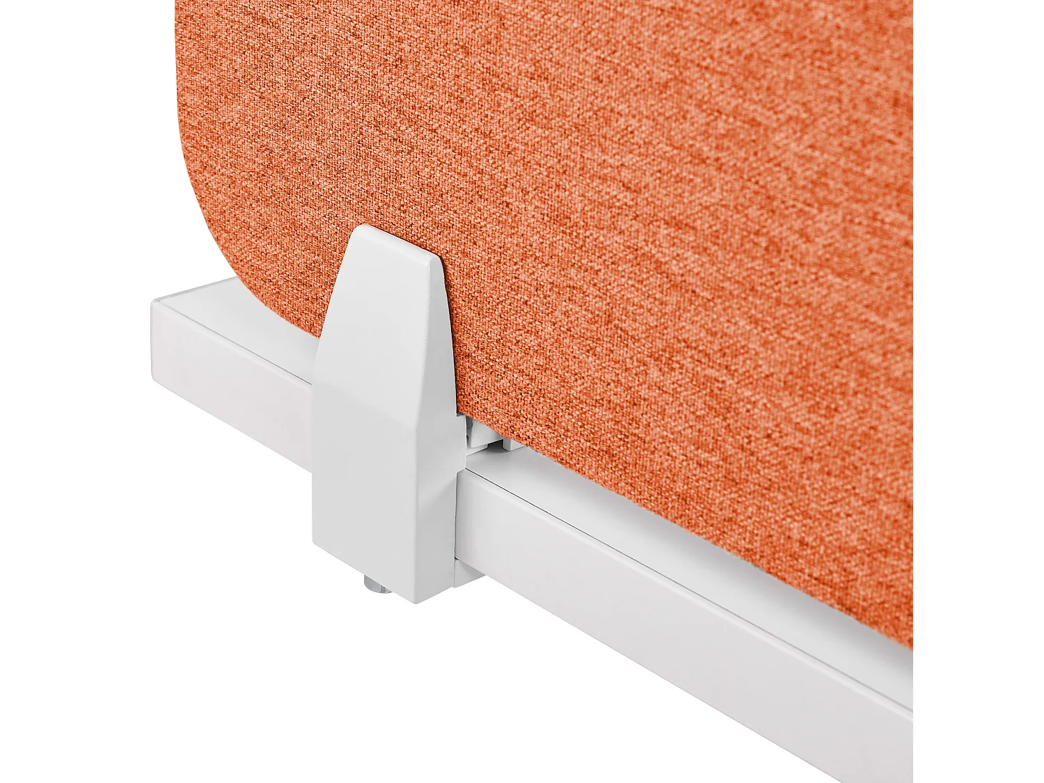 Schreibtisch Trennwand Akustik Polster rot 72 x 40 cm Schallschutz Wally