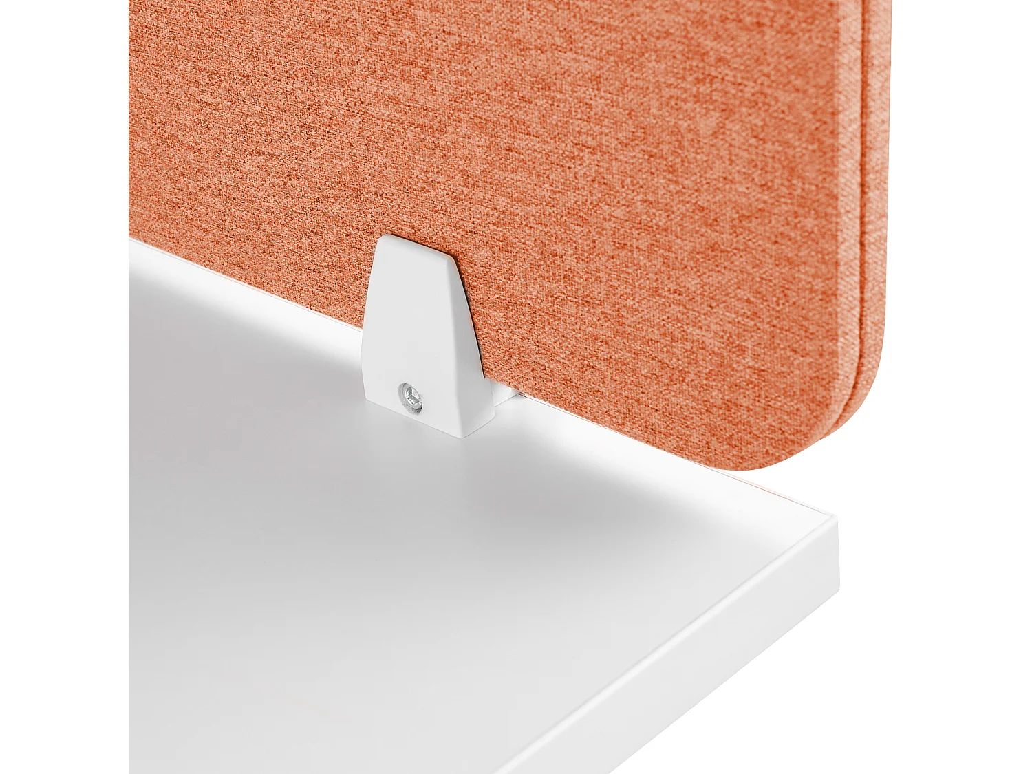 Schreibtisch Trennwand Akustik Polster rot 72 x 40 cm Schallschutz Wally