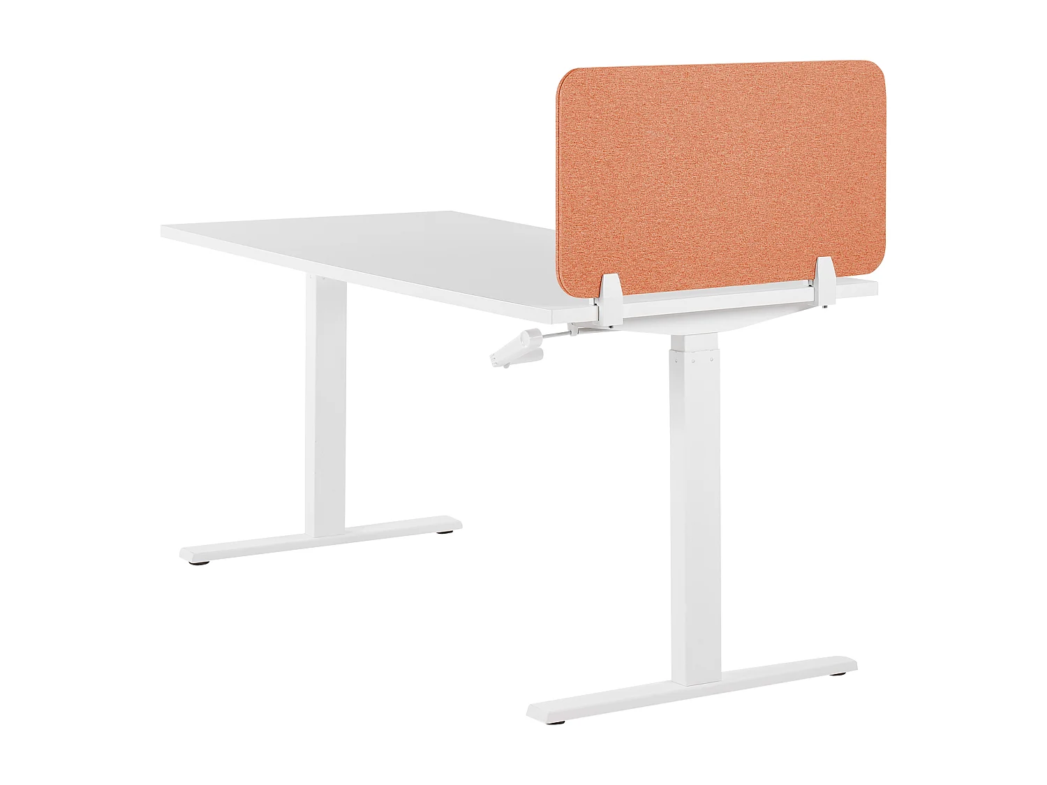 Bureauscherm lichtrood 72 x 40 cm WALLY