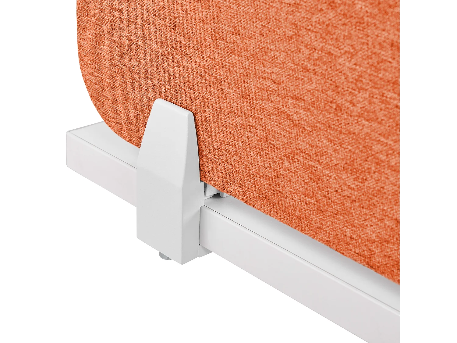 Bureauscherm lichtrood 72 x 40 cm WALLY