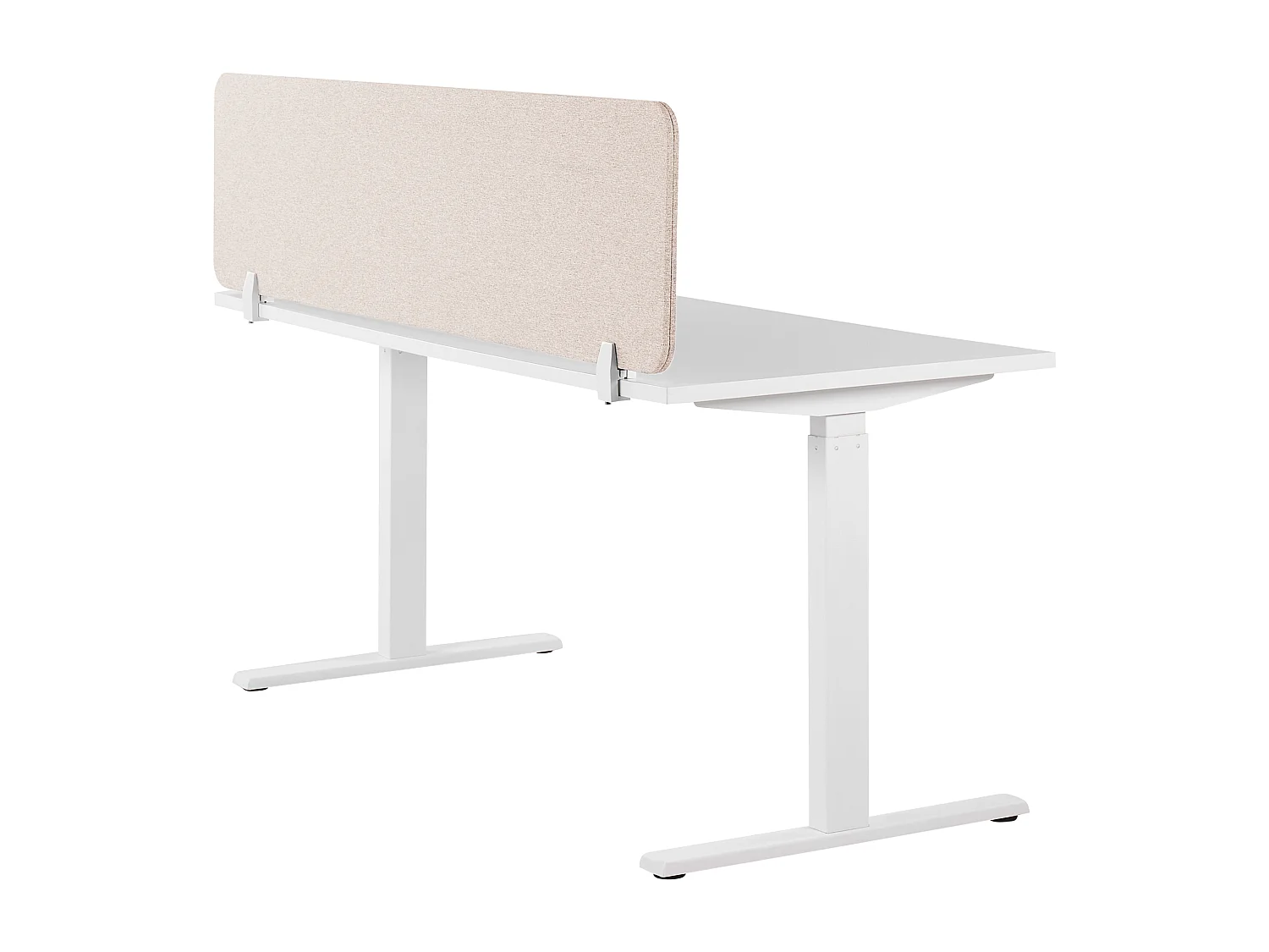 Schreibtischtrennwand beige 160 x 40 cm WALLY