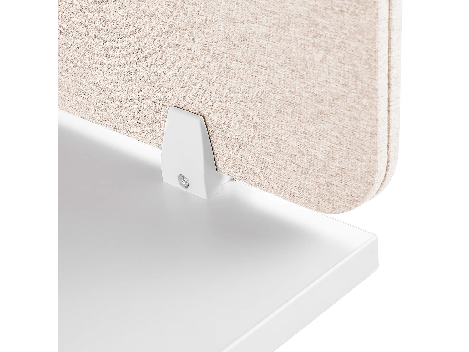 Schreibtischtrennwand beige 160 x 40 cm WALLY